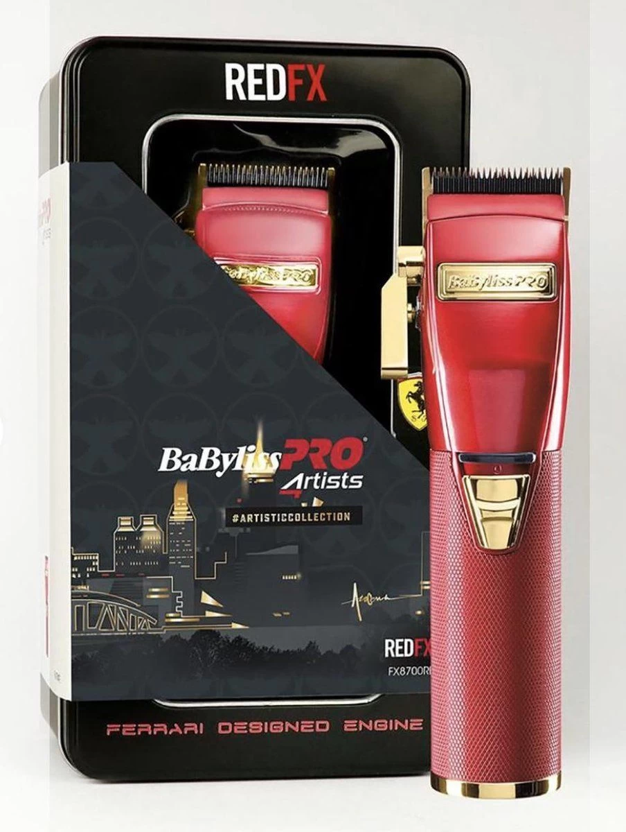 Babyliss PRO 4Artists Metal Clipper Ferrari Digital Motor Red - Afbeelding 2