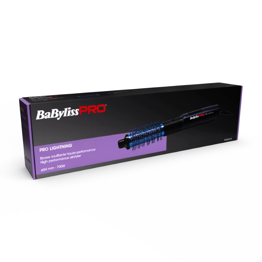 Babyliss PRO Warme Lucht Borstel Blue Lightning PRO 34 Mm 700W - Afbeelding 2