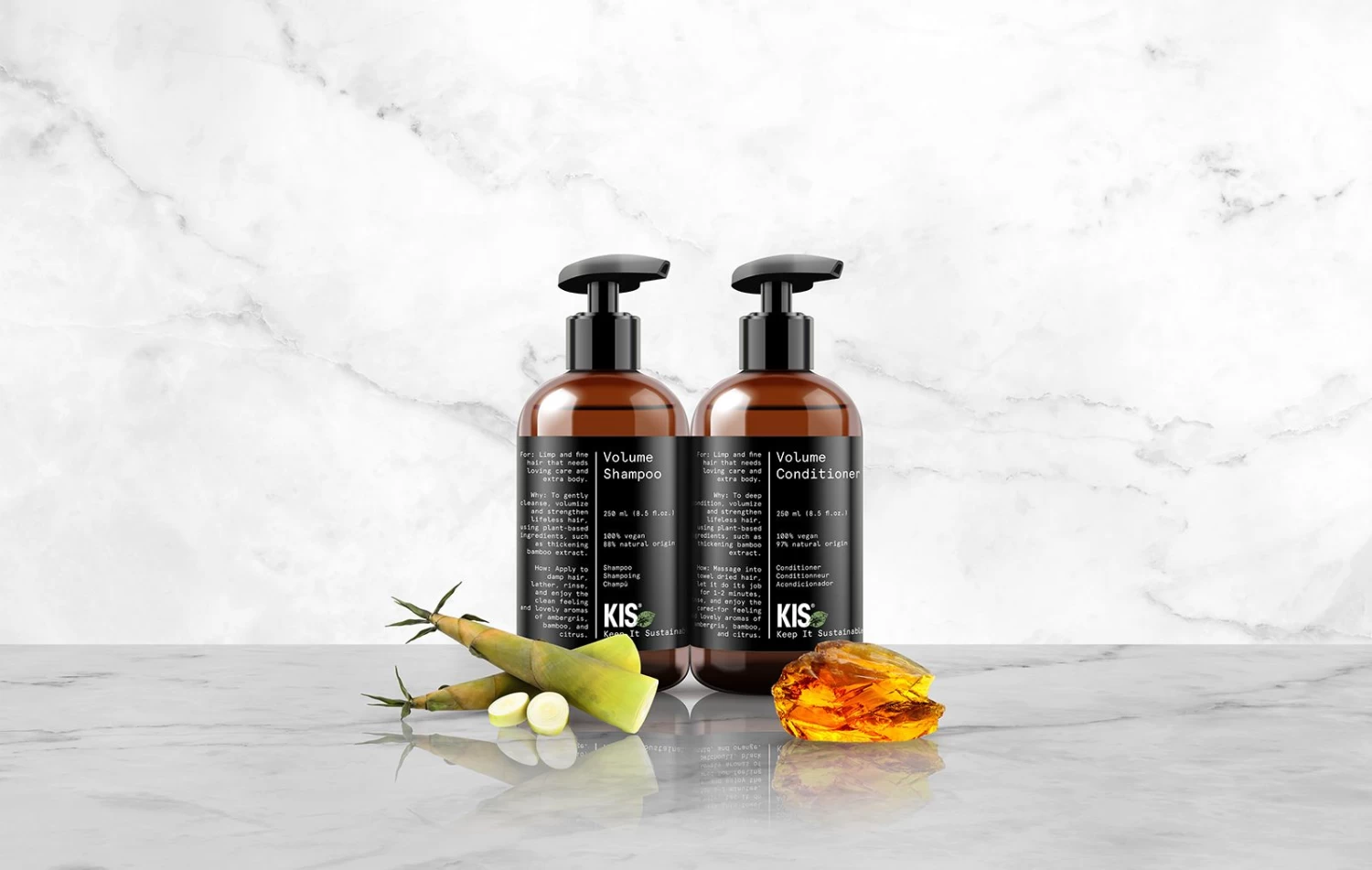 KIS Green Volume Conditioner250ml - Afbeelding 2