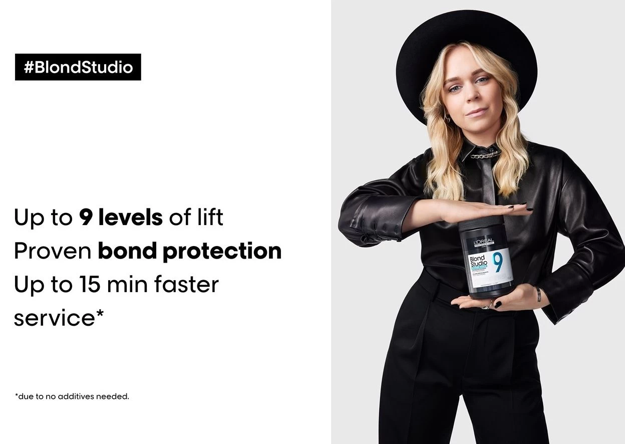 L'Oreal L'Oréal Blond Studio Lightening Powder Bonder Inside 9T 500gr - Afbeelding 2