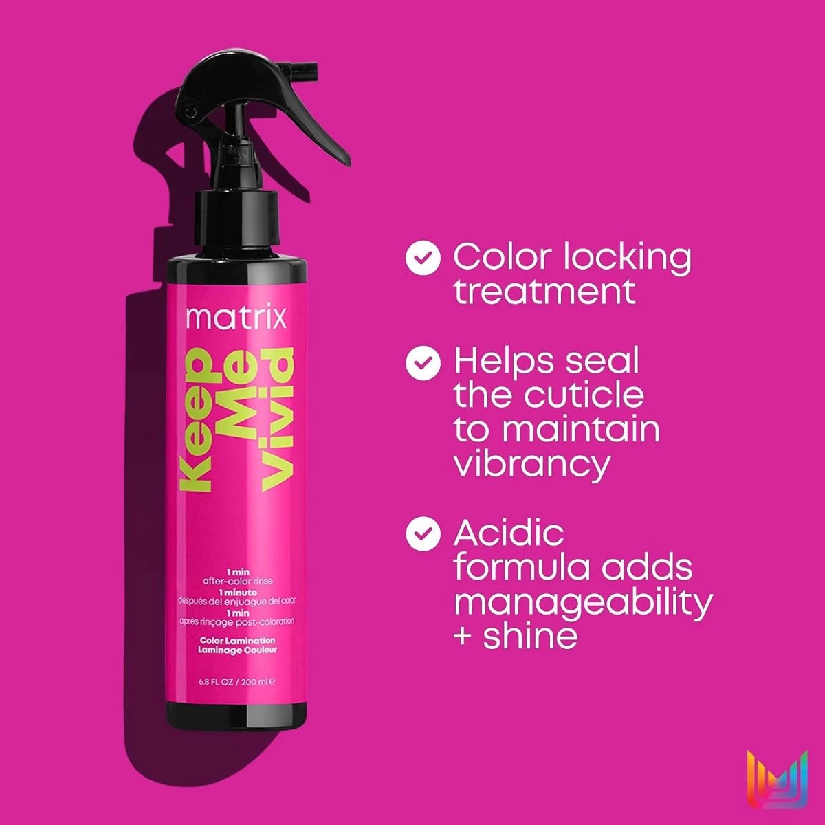 Matrix Keep Me Vivid Color Lamination Spray 200ml - Afbeelding 4