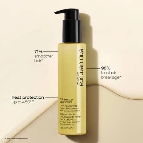 Shu Uemura Essence Absolue Rich Nourishing Hair Oil-in-cream 150ml - Afbeelding 3