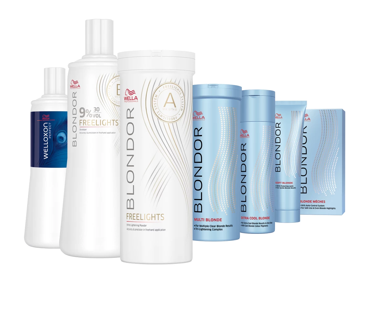 Wella Blondor Freelights Developer 12%1000ml - Afbeelding 2